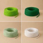 GREEN fabric cable